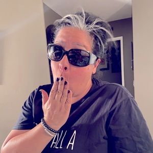 Chanel sunglasses - black with sparkle